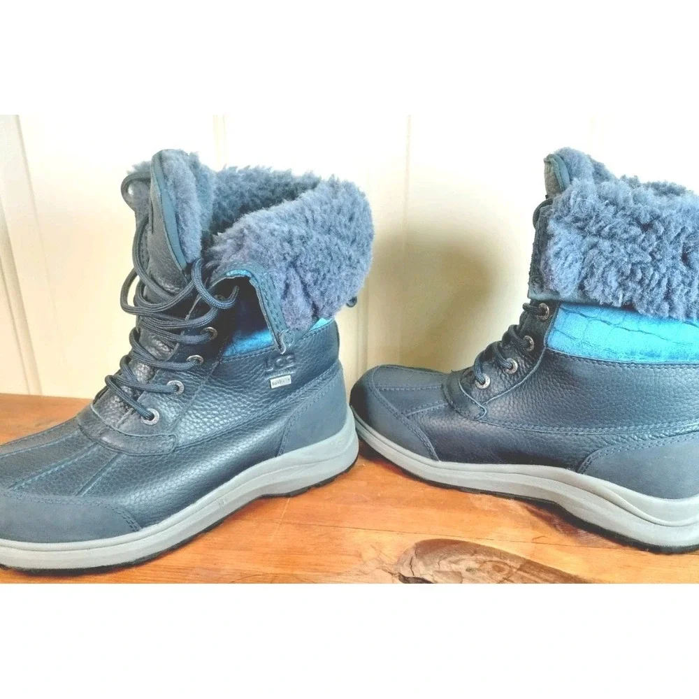 UGG Adirondack III Chestnut 100% Waterproof Winter Boots Women's Size 8.5